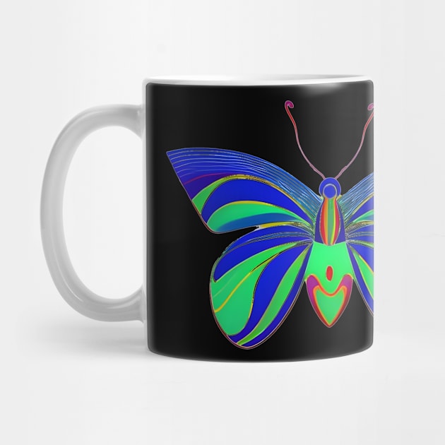 colorful butterfly by mdr design